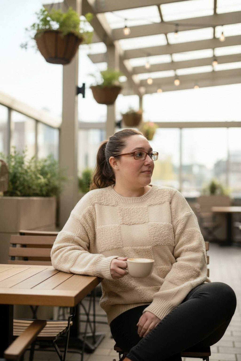 Crew Neck Loose Long Sleeve Sweater