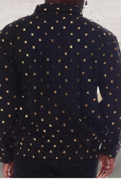 Men's long sleeve front zipper top