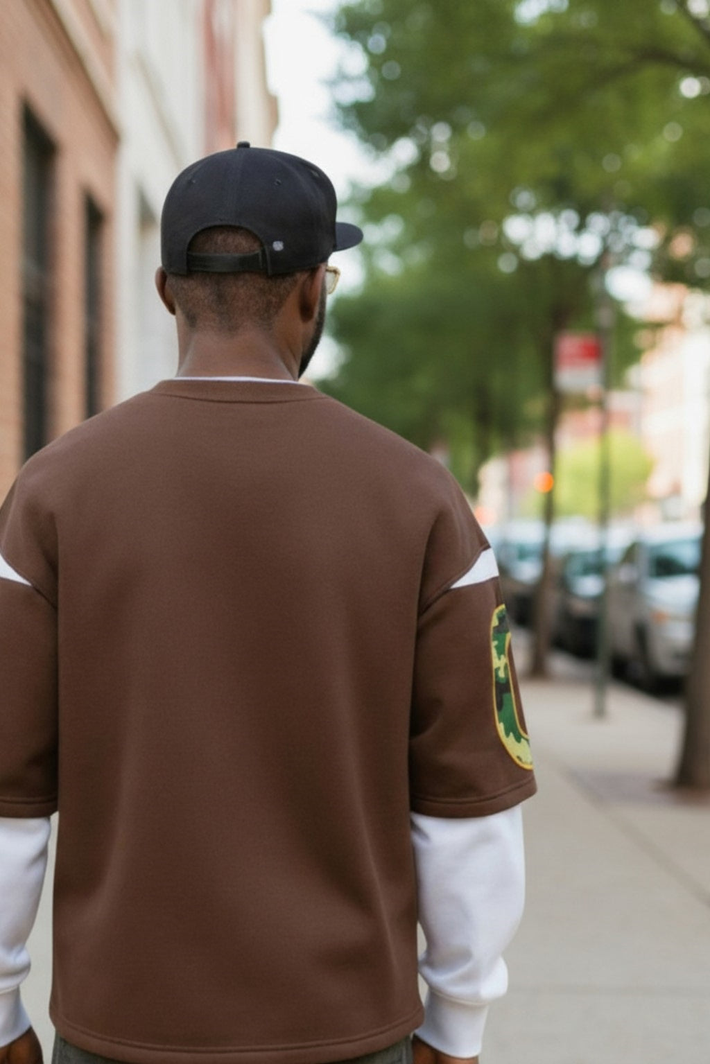 Men's Long Sleeve General Screen Print Sweatshirt