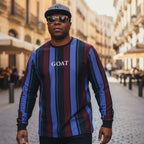 Men's long sleeve multicolor top