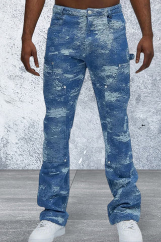 Men's Slim Flare Carpenter Jeans