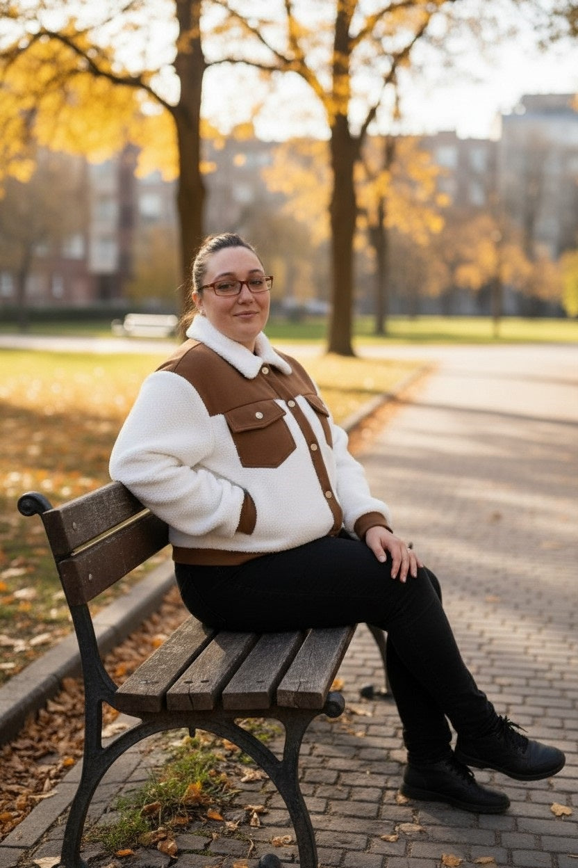 Women's Corduroy Patchwork Jacket