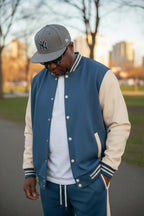 Mens Casual Snap Button Front Jacket & Pants Set