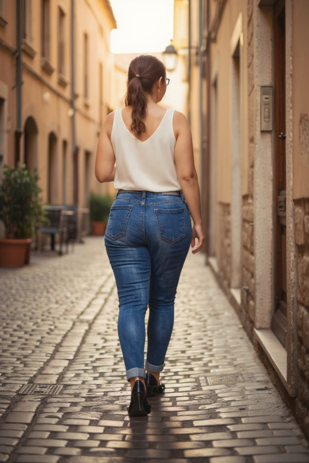 Women's Distressed Skinny Jeans