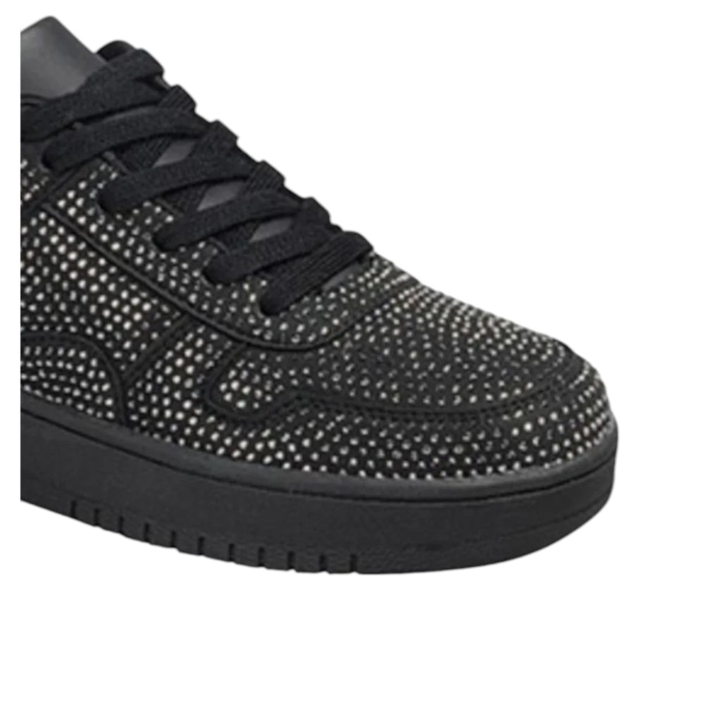 Women's  Rhinestone Platform Flat Sneakers