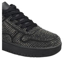 Women's  Rhinestone Platform Flat Sneakers