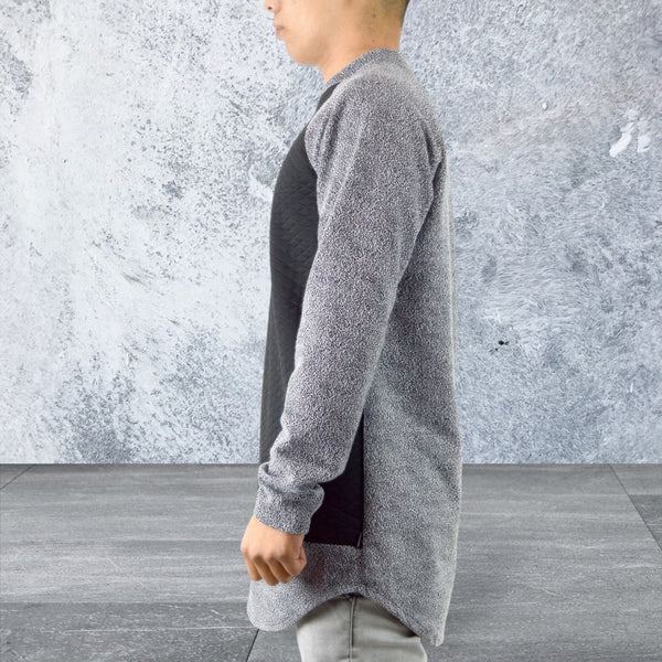 Men's Oversize Long Sleeve Pullover Sweatshirt