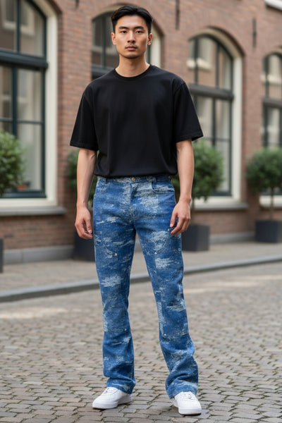 Men's Slim Flare Carpenter Jeans