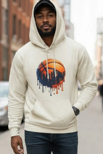 Men's BasketBall Graphic Long Sleeve Lightweight Polyester Hoodie