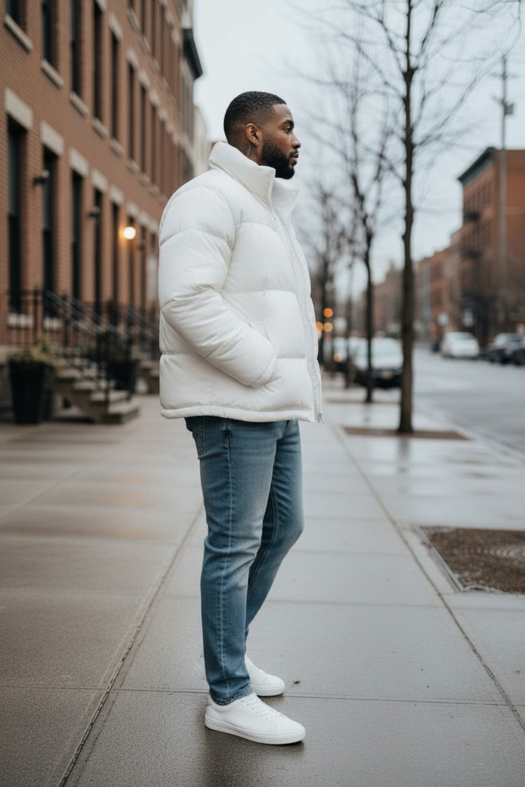 Men's Zip Up Winter Coat