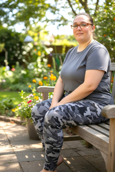 Plus Size Camouflage Leggings