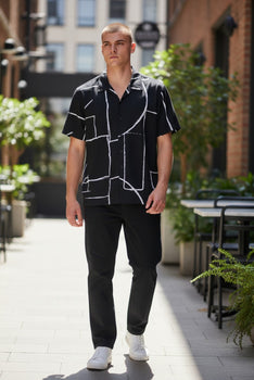 Men's Boho Lines Camp Shirt