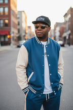 Mens Casual Snap Button Front Jacket & Pants Set