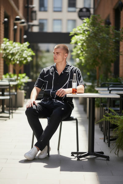 Men's Boho Lines Camp Shirt