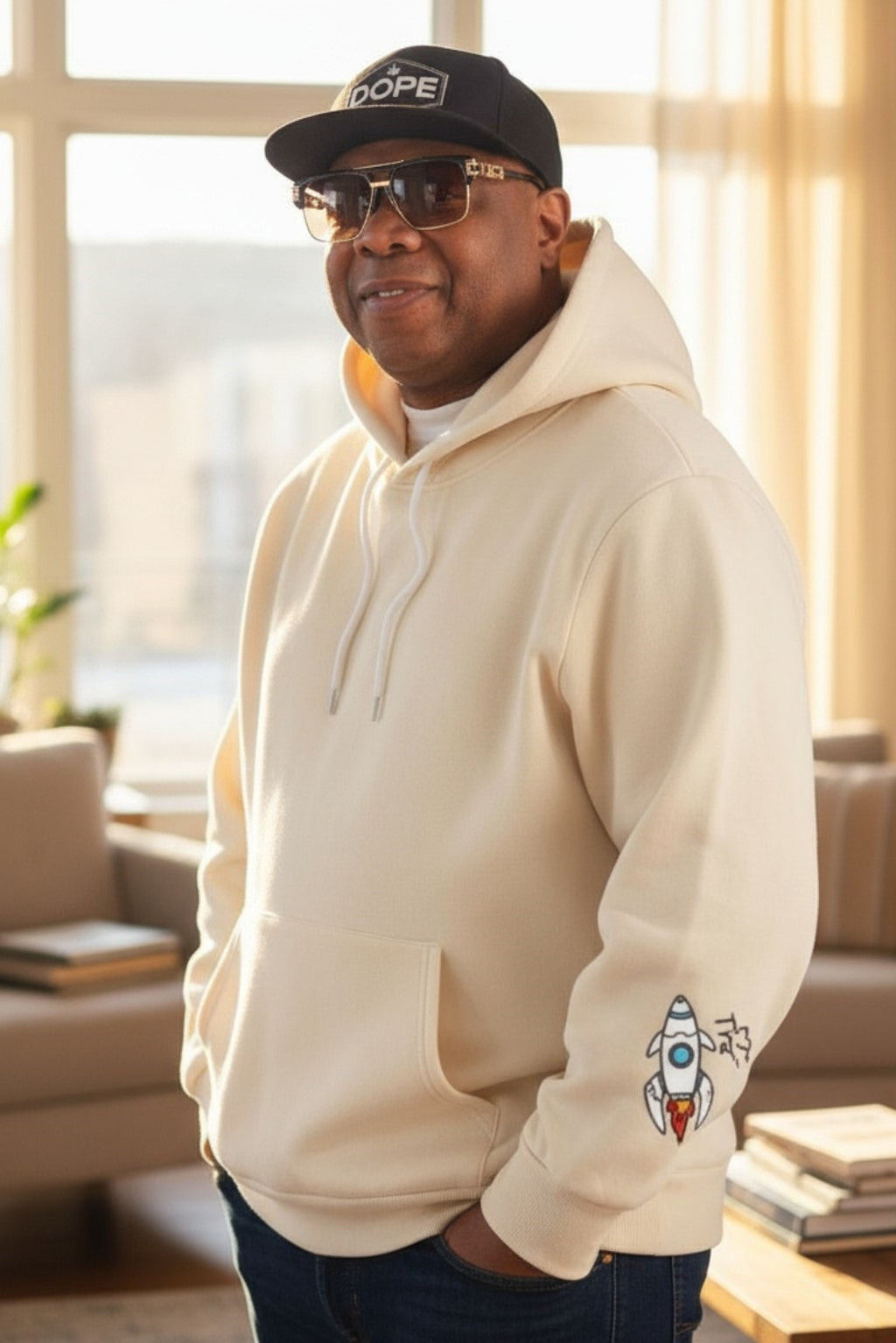 Men's Long Sleeve Graphic Hoodie