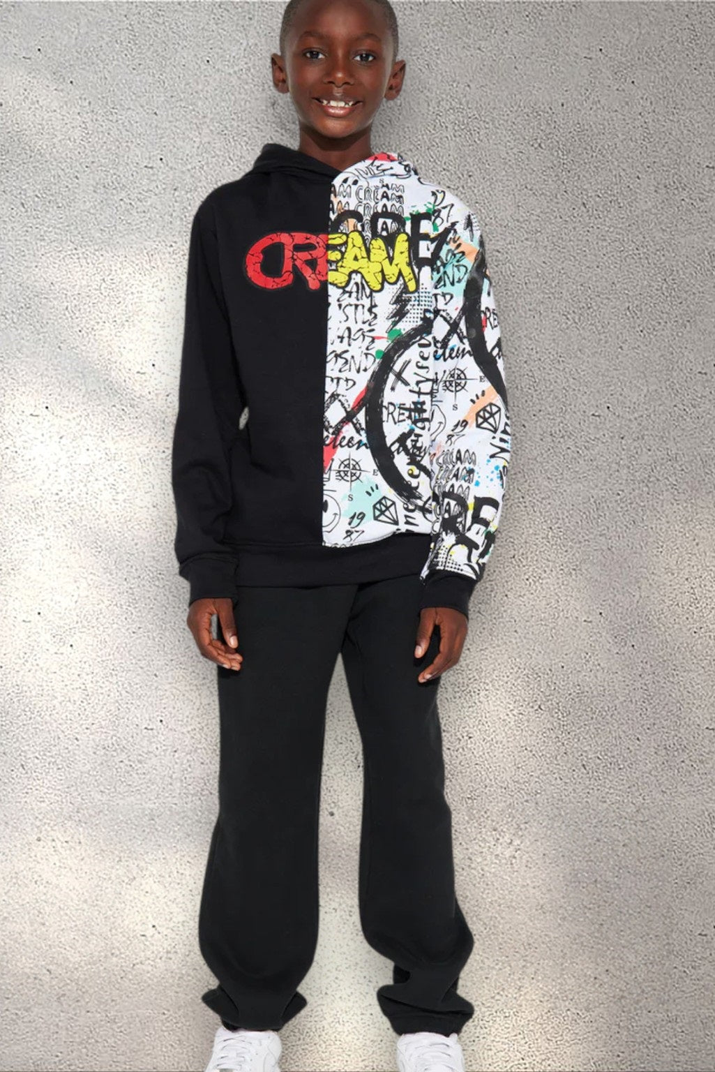 Boy's Pullover Newspaper Hoodie