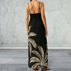 Sleeveless Printed Maxi Dress