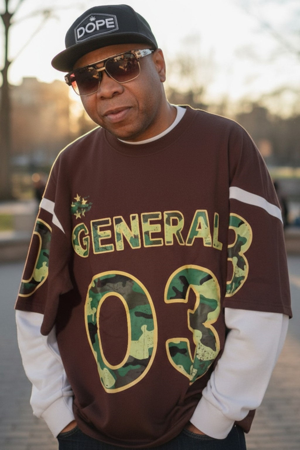 Men's Long Sleeve General Screen Print Sweatshirt