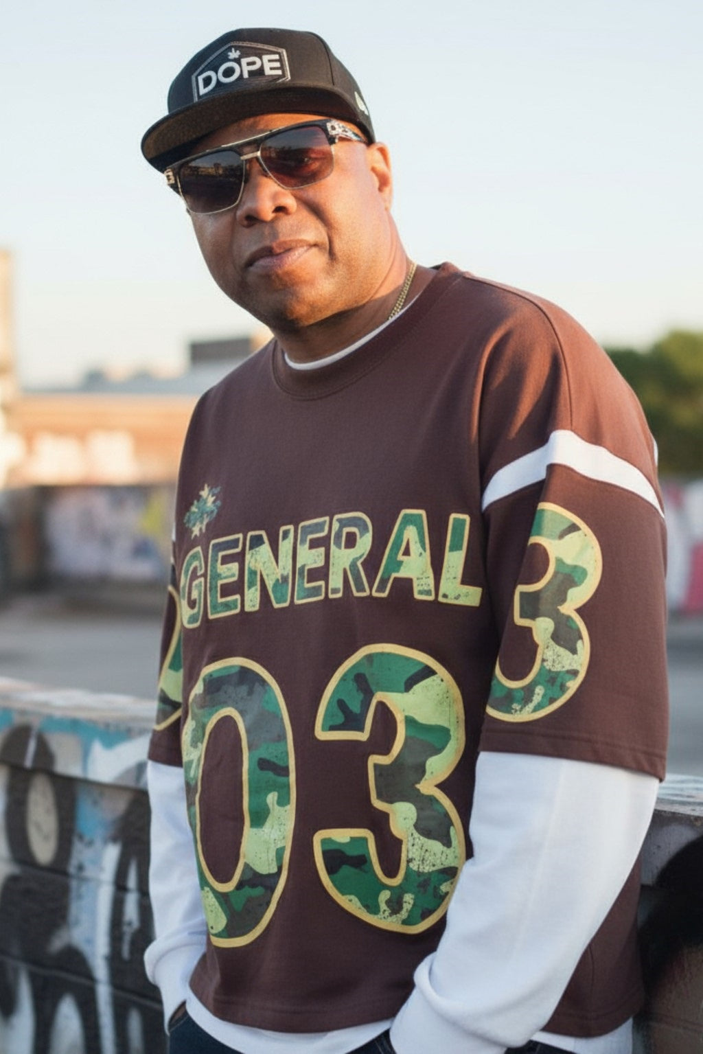 Men's Long Sleeve General Screen Print Sweatshirt