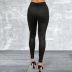 Sleeveless Snake Print Crop Top And Legging Set