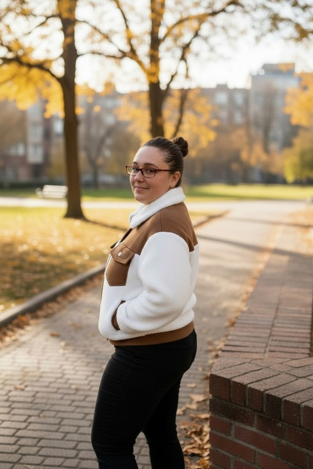 Women's Corduroy Patchwork Jacket