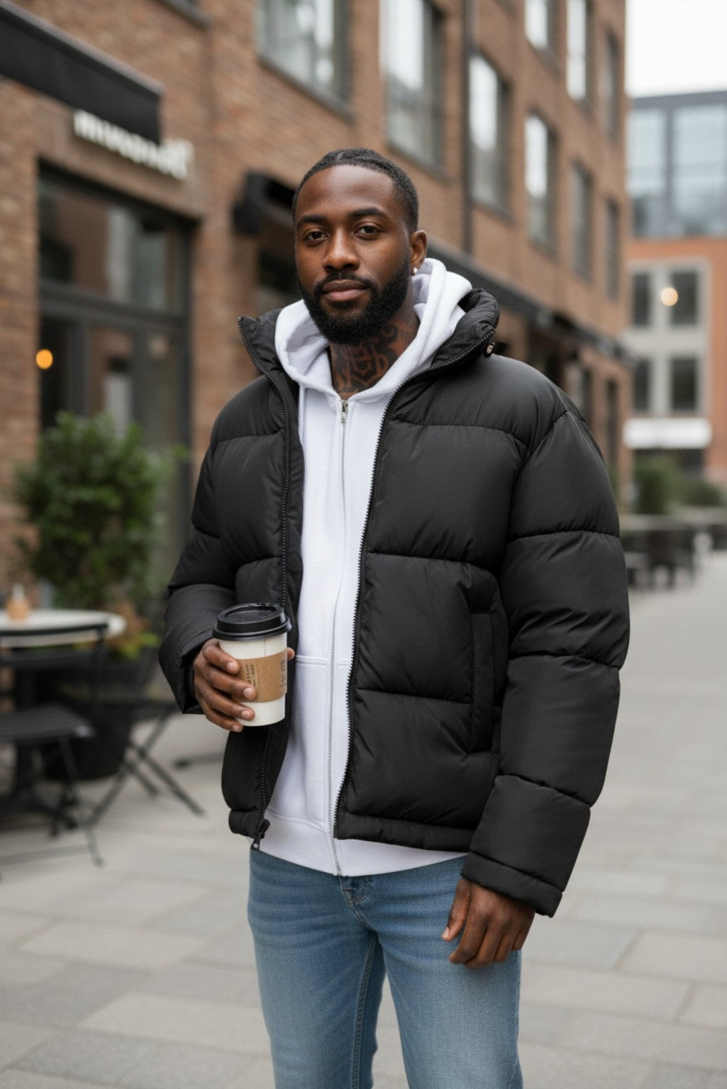 Men's Zip Up Winter Coat