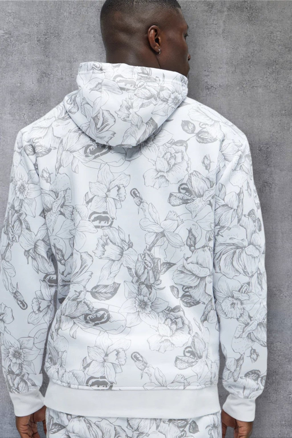 Men's Ecko Unltd White Long sleeve Hoodie
