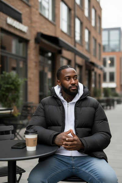 Men's Zip Up Winter Coat