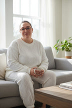 Long Sleeve Texture Round Neck Top and Pants Set