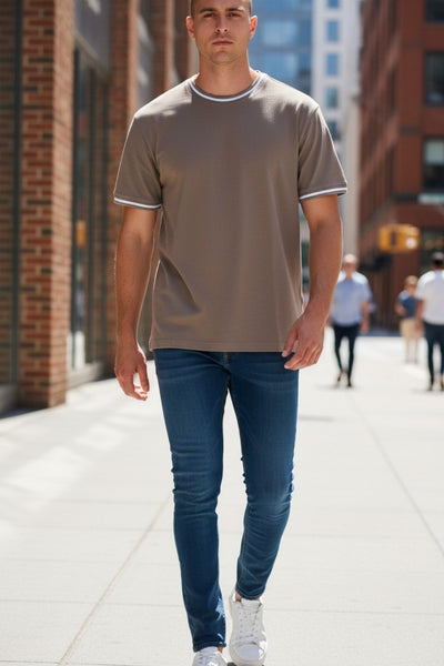 Men's Short Sleeve Interlock Crew Top