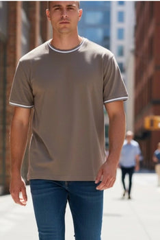 Men's Short Sleeve Interlock Crew Top