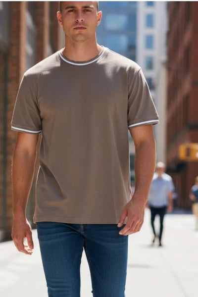 Men's Short Sleeve Interlock Crew Top