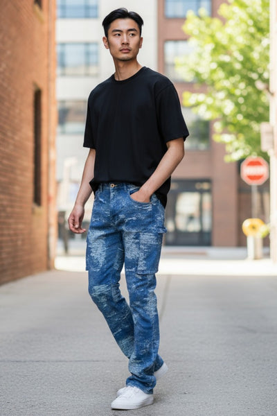 Men's Slim Flare Carpenter Jeans