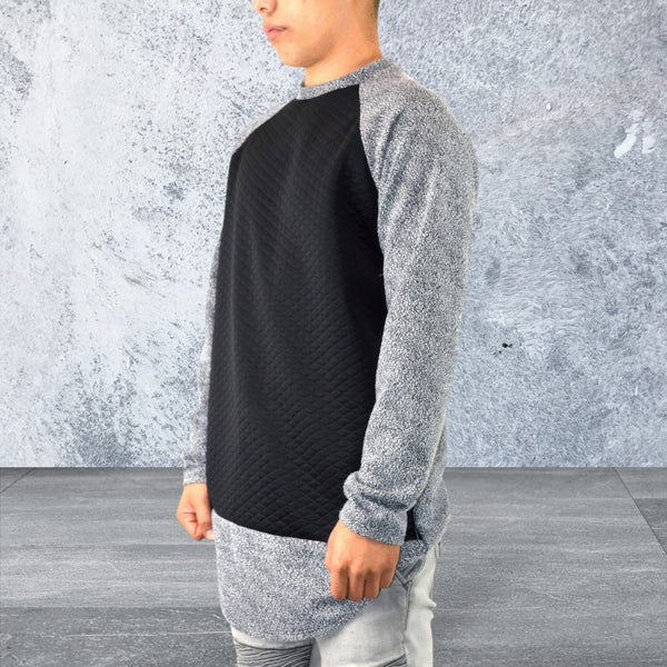 Men's Oversize Long Sleeve Pullover Sweatshirt