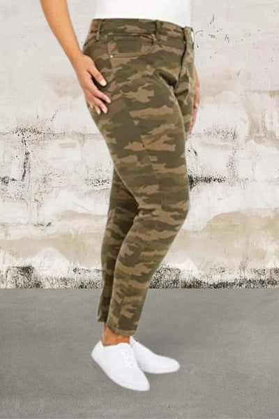 Plus 311 shaping skinny jeans camo printed