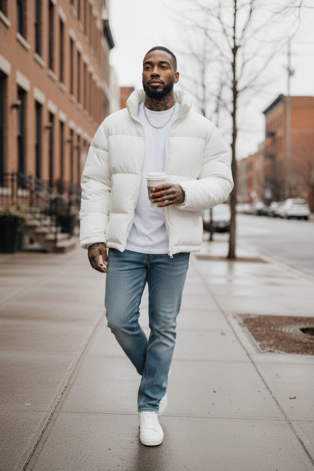 Men's Zip Up Winter Coat