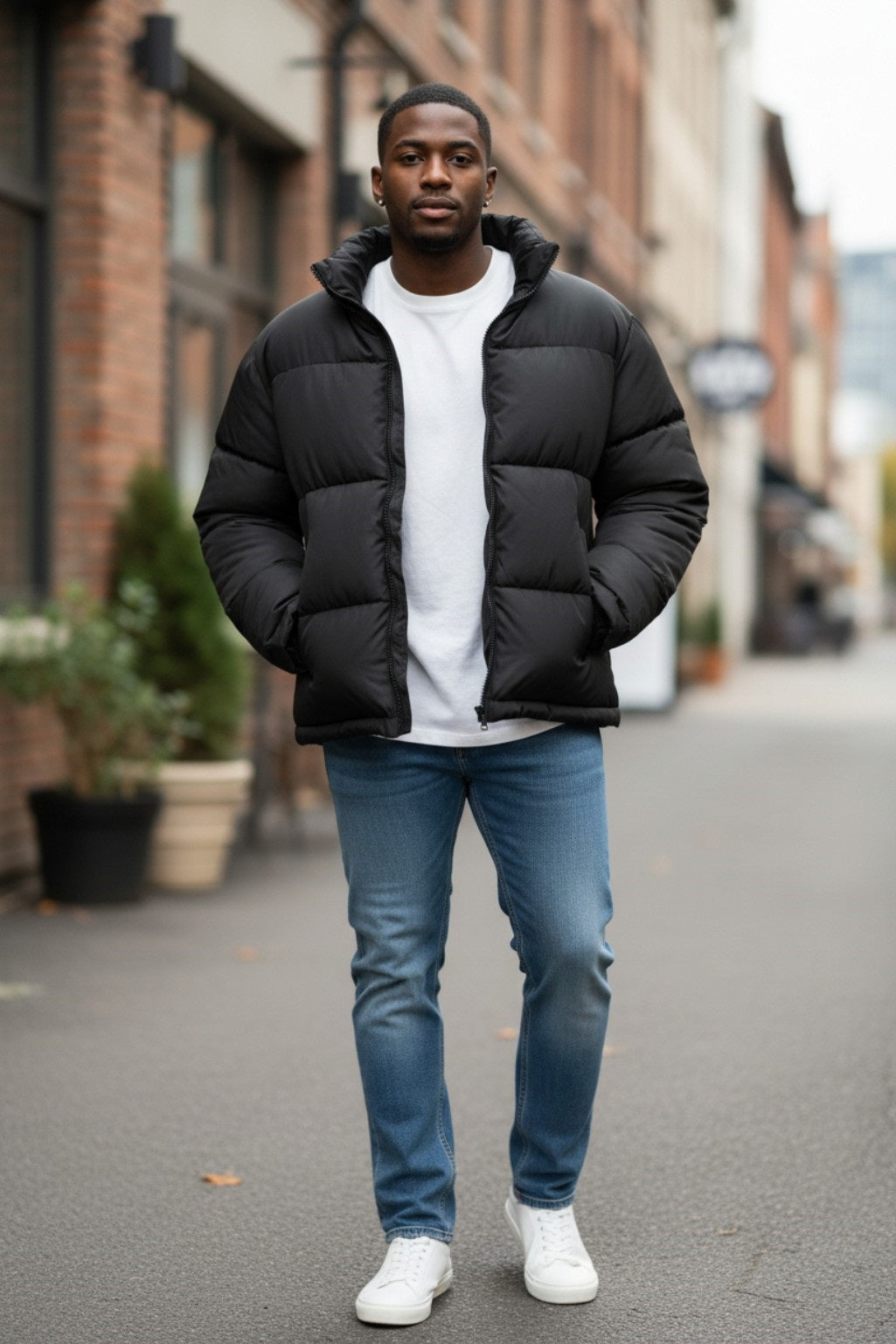 Men's Zip Up Winter Coat
