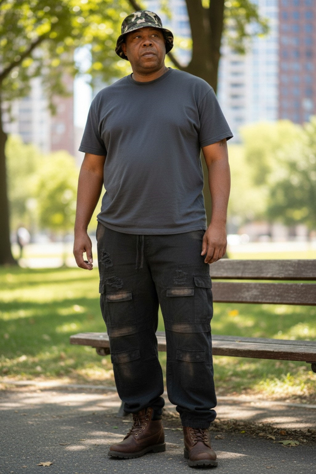 Men's Baggy Loose Fit Cargo Pants