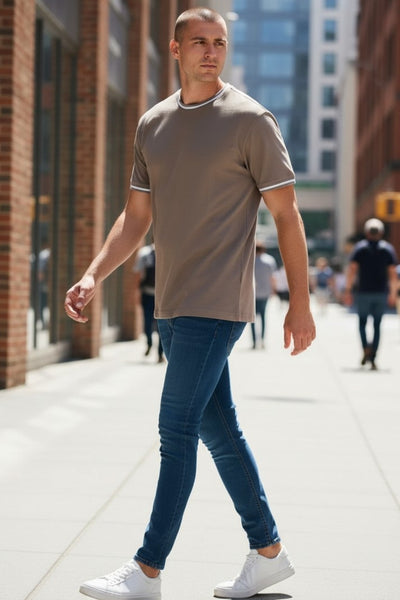 Men's Short Sleeve Interlock Crew Top