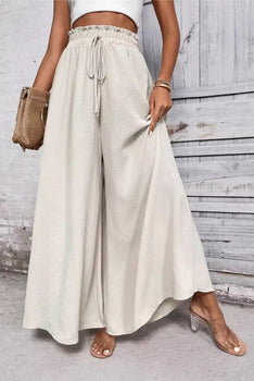 Frill Wide Leg Pants