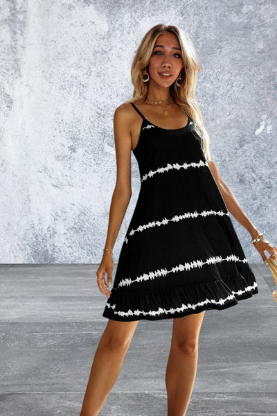 Sleeveless Scoop Neck Mini Cami Dress
