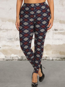 Plus Size Multi Color Knit Legging