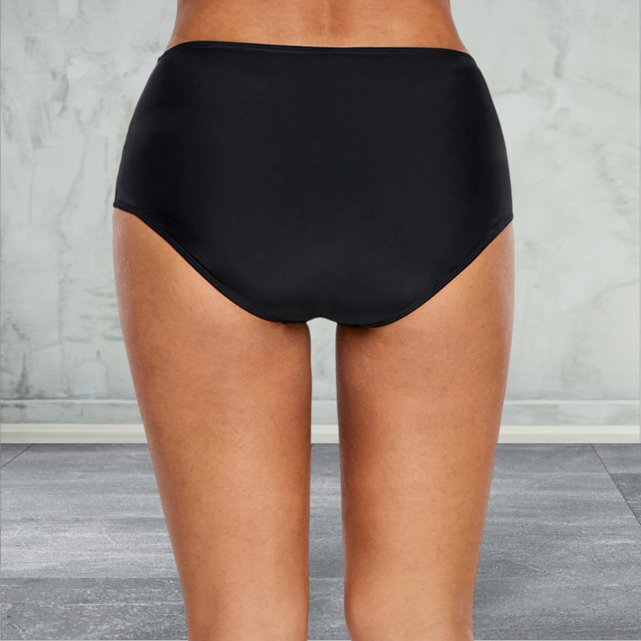 Plus Size Lace Detail Low Waist Swim Brief
