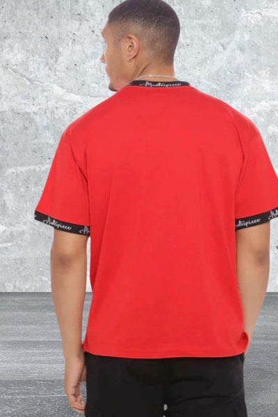 Short sleeve crew neck top