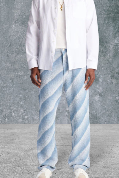 Men's Straight Faded Lines Pant