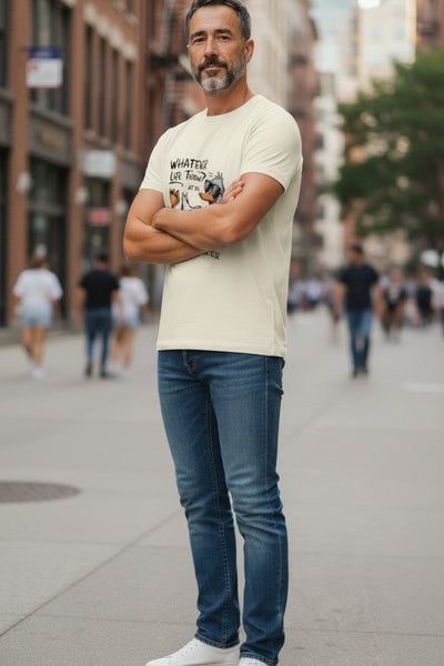 Men's Short Sleeve Oversized Heavyweight Graphic T-Shirt