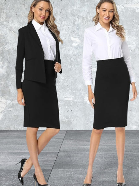 Tapata Womens Stretch Knee Length Pencil Skirts