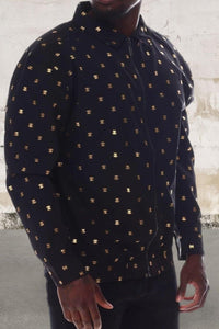 Men's long sleeve front zipper top