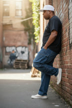 Men's loose Fit Cargo Jeans