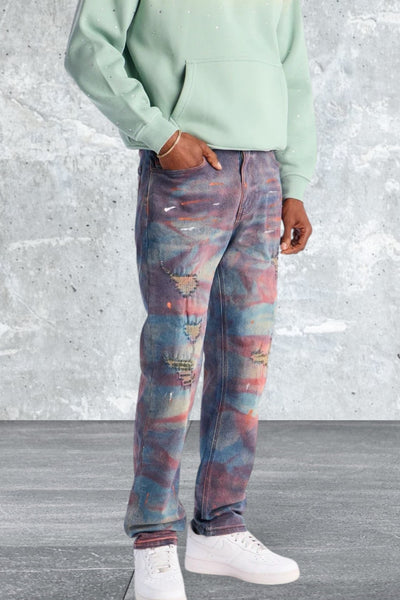 Men's Slim Street Artist Rip And Repair Jean